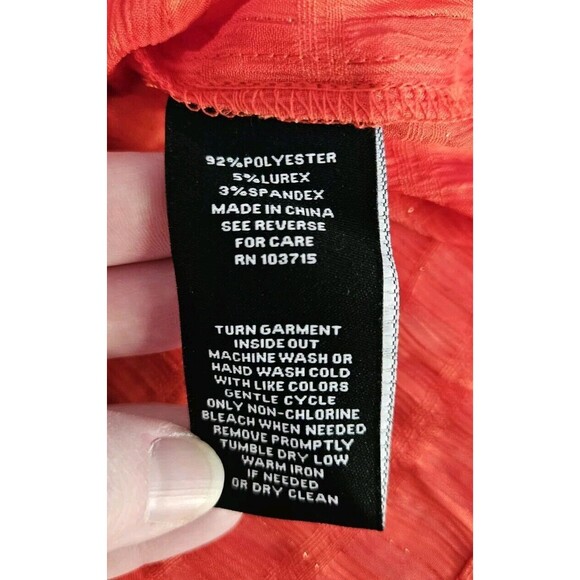 Nanette Lepore Striped Lurex Blouse In Saffron Sun M Button Down Nwt Top Career - Picture 9 of 10